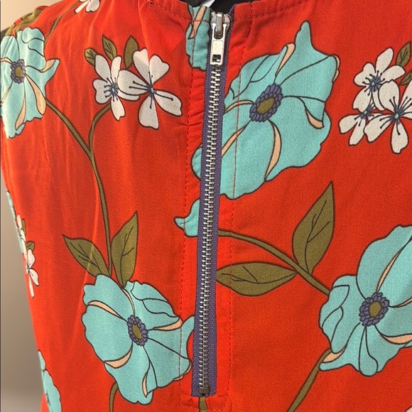 Anthropologie W5 Red Floral Tank Top - Picture 3 of 4